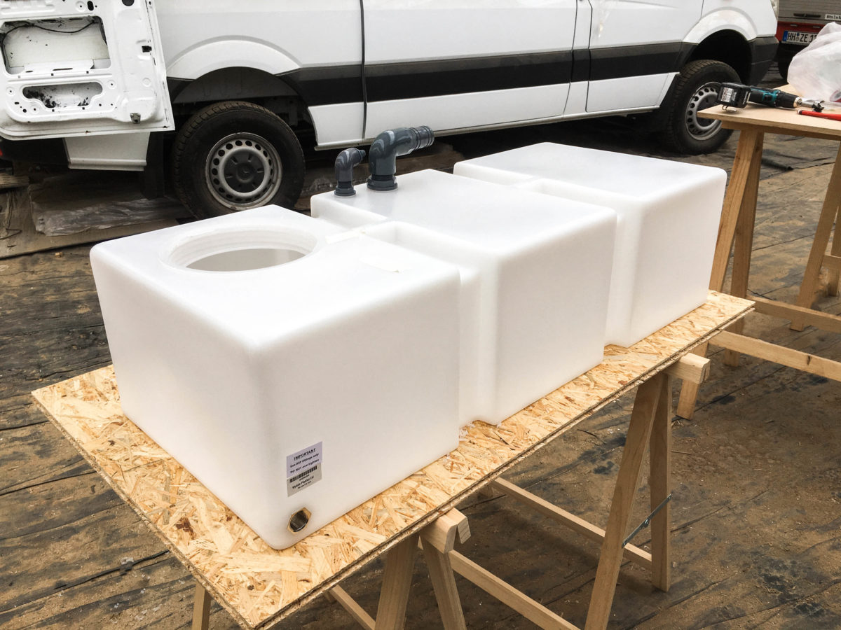 Wassertank im Wohnmobil - unsere Frischwasserversorgung